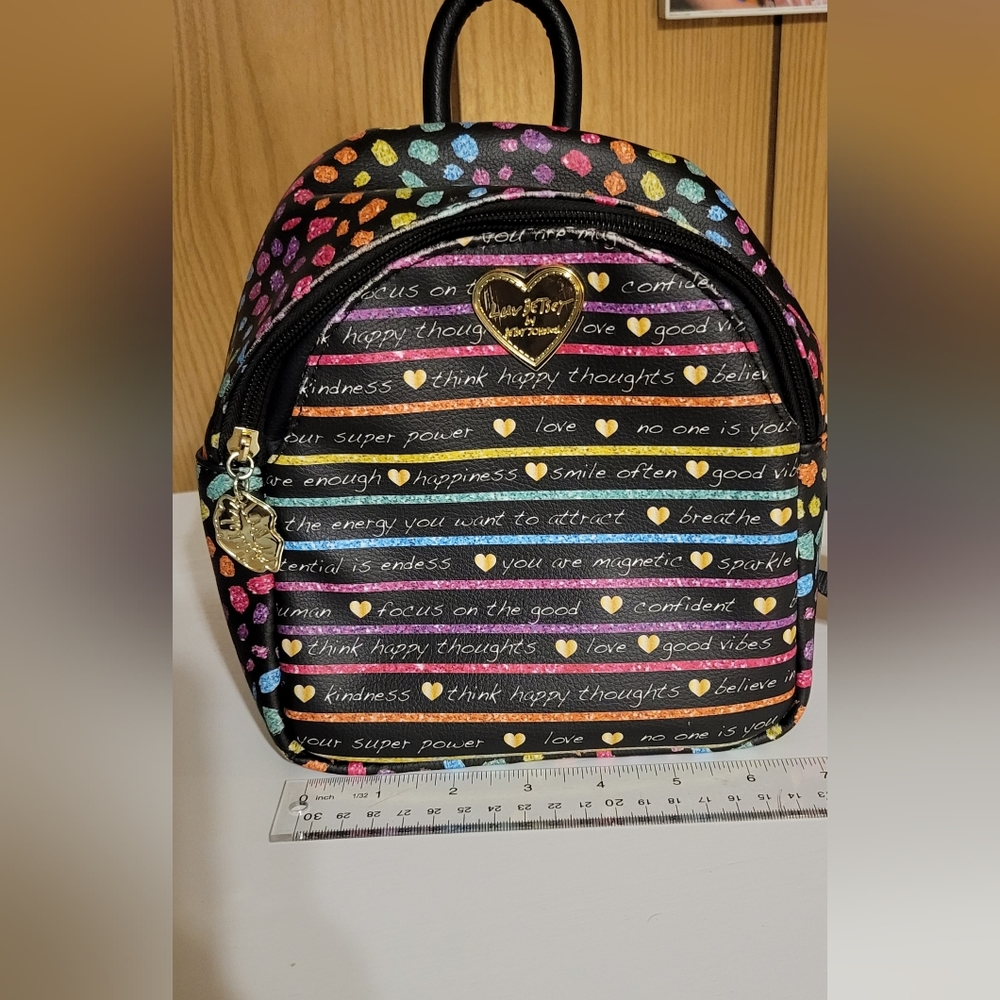 Betsey Johnson backpack purse